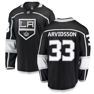 Los Angeles Kings Viktor Arvidsson Official Black Fanatics Branded Breakaway Youth Home NHL Hockey Jersey