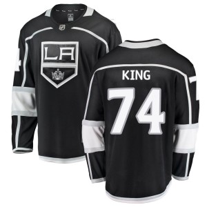 Los Angeles Kings Dwight King Official Black Fanatics Branded Breakaway Youth Home NHL Hockey Jersey
