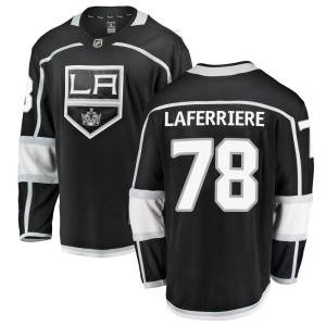 Los Angeles Kings Alex Laferriere Official Black Fanatics Branded Breakaway Youth Home NHL Hockey Jersey