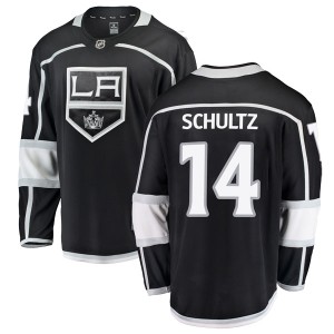 Los Angeles Kings Dave Schultz Official Black Fanatics Branded Breakaway Youth Home NHL Hockey Jersey