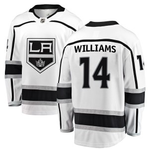 Los Angeles Kings Justin Williams Official White Fanatics Branded Breakaway Youth Away NHL Hockey Jersey