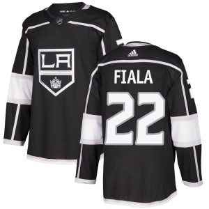 Los Angeles Kings Kevin Fiala Official Black Adidas Authentic Youth Home NHL Hockey Jersey