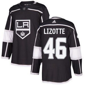 Los Angeles Kings Blake Lizotte Official Black Adidas Authentic Youth Home NHL Hockey Jersey