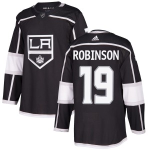 Los Angeles Kings Larry Robinson Official Black Adidas Authentic Youth Home NHL Hockey Jersey