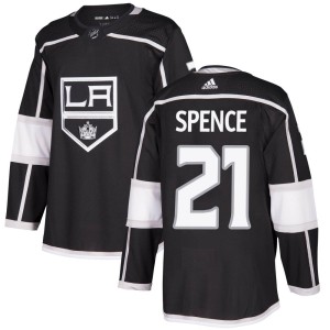 Los Angeles Kings Jordan Spence Official Black Adidas Authentic Youth Home NHL Hockey Jersey