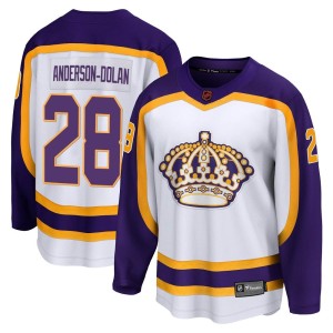 Los Angeles Kings Jaret Anderson-Dolan Official White Fanatics Branded Breakaway Youth Special Edition 2.0 NHL Hockey Jersey
