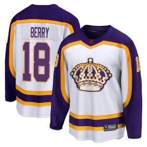 Los Angeles Kings Bob Berry Official White Fanatics Branded Breakaway Youth Special Edition 2.0 NHL Hockey Jersey