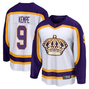 Los Angeles Kings Adrian Kempe Official White Fanatics Branded Breakaway Youth Special Edition 2.0 NHL Hockey Jersey