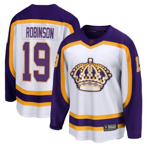 Los Angeles Kings Larry Robinson Official White Fanatics Branded Breakaway Youth Special Edition 2.0 NHL Hockey Jersey