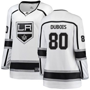 Los Angeles Kings Pierre-Luc Dubois Official White Fanatics Branded Breakaway Women's Away NHL Hockey Jersey