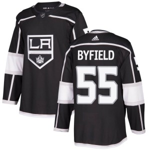 Los Angeles Kings Quinton Byfield Official Black Adidas Authentic Adult Home NHL Hockey Jersey