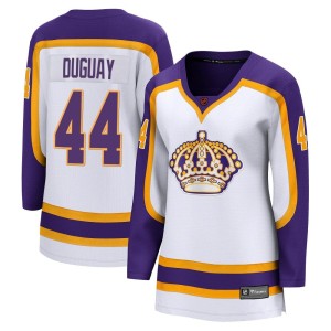 Los Angeles Kings Ron Duguay Official White Fanatics Branded Breakaway Women's Special Edition 2.0 NHL Hockey Jersey