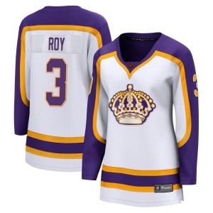 Los Angeles Kings Matt Roy Official White Fanatics Branded Breakaway Women's Special Edition 2.0 NHL Hockey Jersey