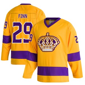 Los Angeles Kings Steven Finn Official Gold Adidas Authentic Adult Classics NHL Hockey Jersey
