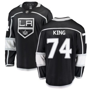Los Angeles Kings Dwight King Official Black Fanatics Branded Breakaway Adult Home NHL Hockey Jersey