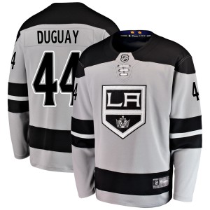 Los Angeles Kings Ron Duguay Official Gray Fanatics Branded Breakaway Adult Alternate NHL Hockey Jersey