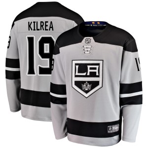 Los Angeles Kings Brian Kilrea Official Gray Fanatics Branded Breakaway Adult Alternate NHL Hockey Jersey