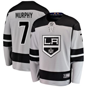 Los Angeles Kings Mike Murphy Official Gray Fanatics Branded Breakaway Adult Alternate NHL Hockey Jersey
