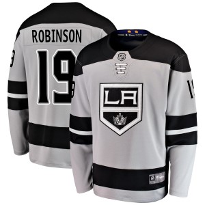Los Angeles Kings Larry Robinson Official Gray Fanatics Branded Breakaway Adult Alternate NHL Hockey Jersey