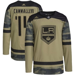 Los Angeles Kings Mike Cammalleri Official Camo Adidas Authentic Adult Military Appreciation Practice NHL Hockey Jersey