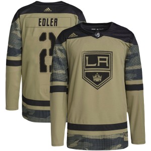Los Angeles Kings Alexander Edler Official Camo Adidas Authentic Adult Military Appreciation Practice NHL Hockey Jersey