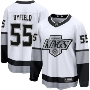 Los Angeles Kings Quinton Byfield Official White Fanatics Branded Premier Youth Breakaway Alternate NHL Hockey Jersey