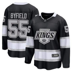 Los Angeles Kings Quinton Byfield Official Black Fanatics Breakaway Youth Home NHL Hockey Jersey