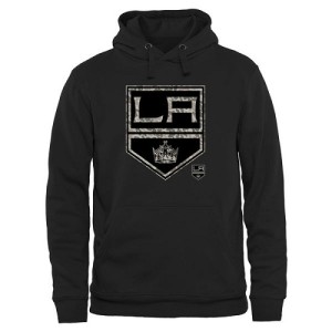 Los Angeles Kings Official Black Adult Rink Warrior Pullover Hoodie