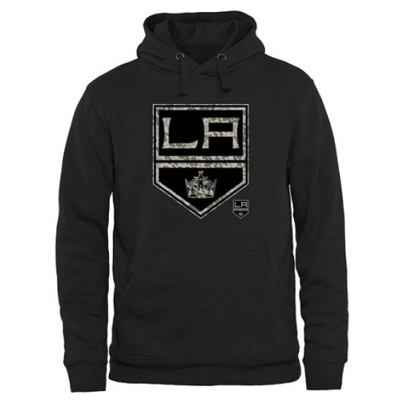 Los Angeles Kings Official Black Adult Rink Warrior Pullover Hoodie