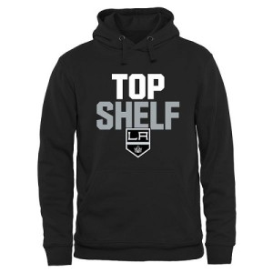 Los Angeles Kings Official Black Adult Top Shelf Pullover Hoodie -
