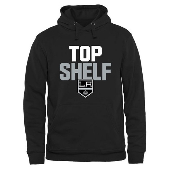 Los Angeles Kings Official Black Adult Top Shelf Pullover Hoodie -